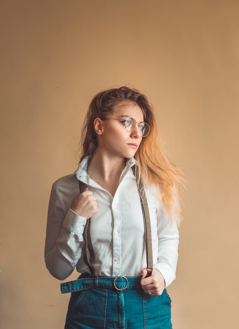 Blusa oxford blanca clásica